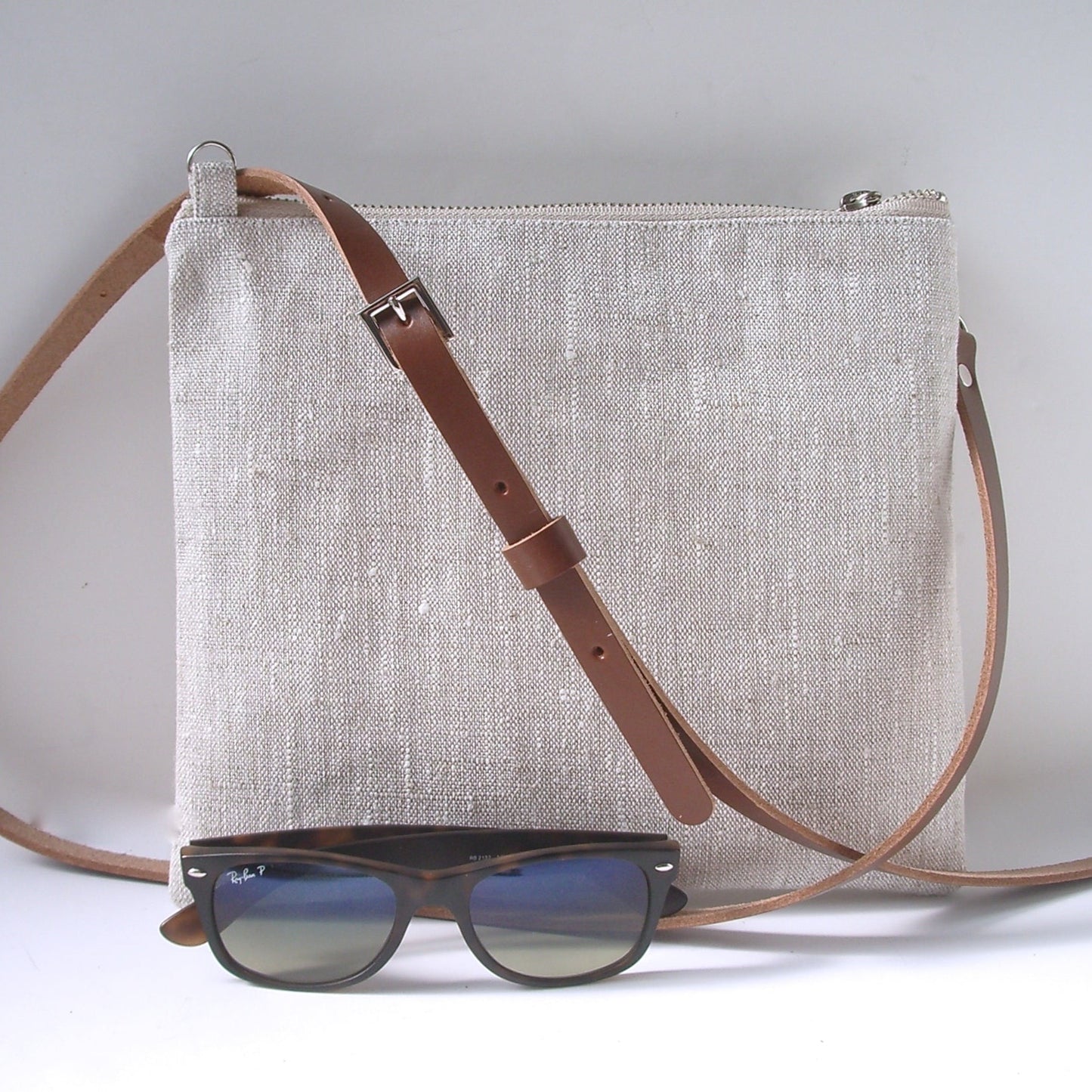 Crossbody Bag in Summer Linen