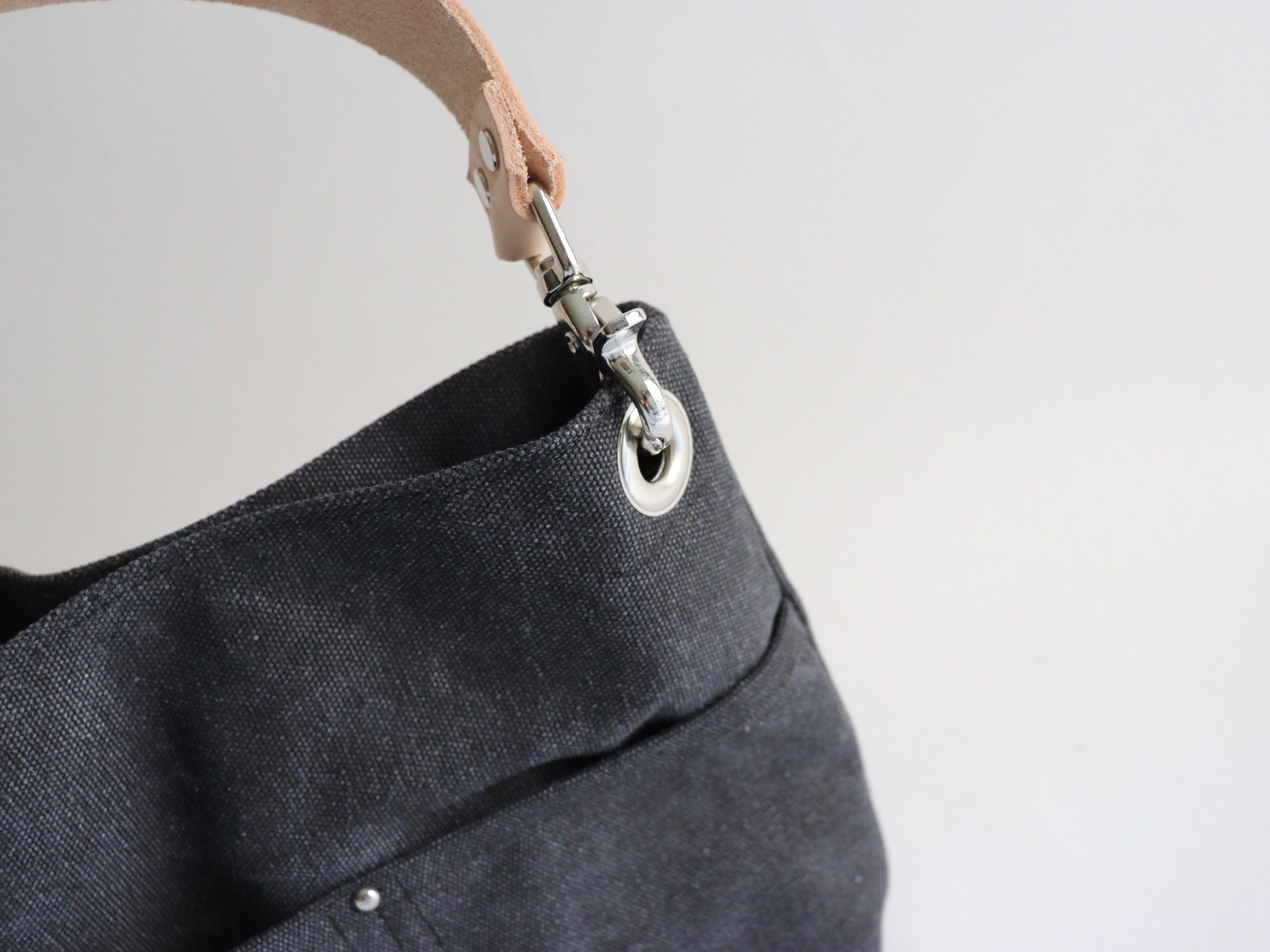 Leather Handles Shoulder Bag, Leather Strap Bag Shoulder