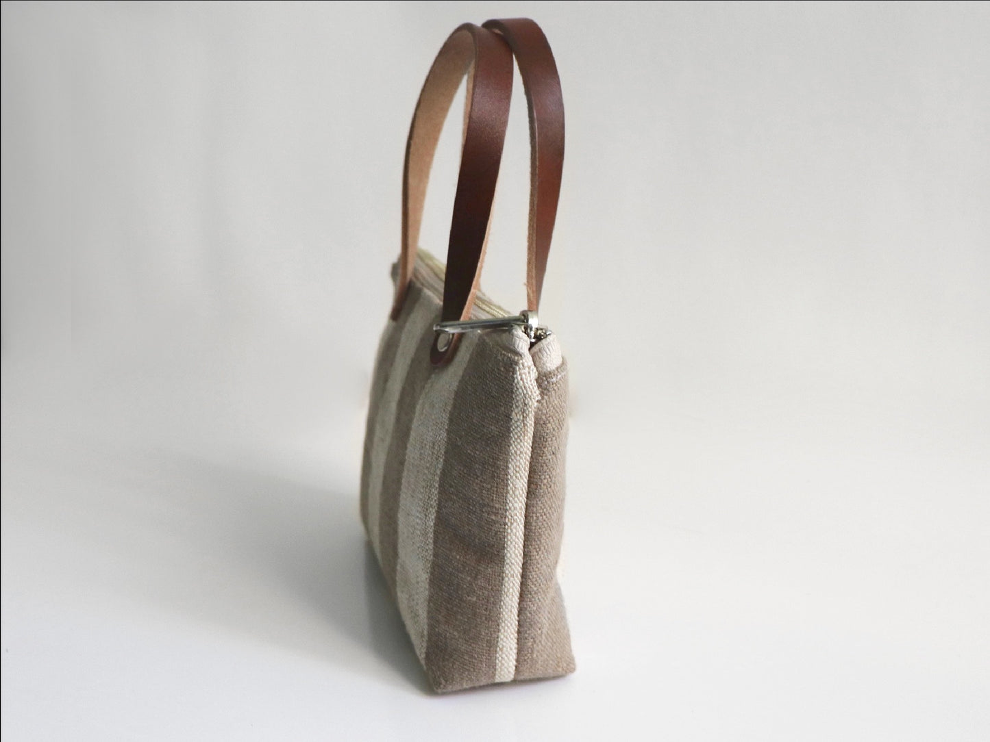 Micro tote bag side view