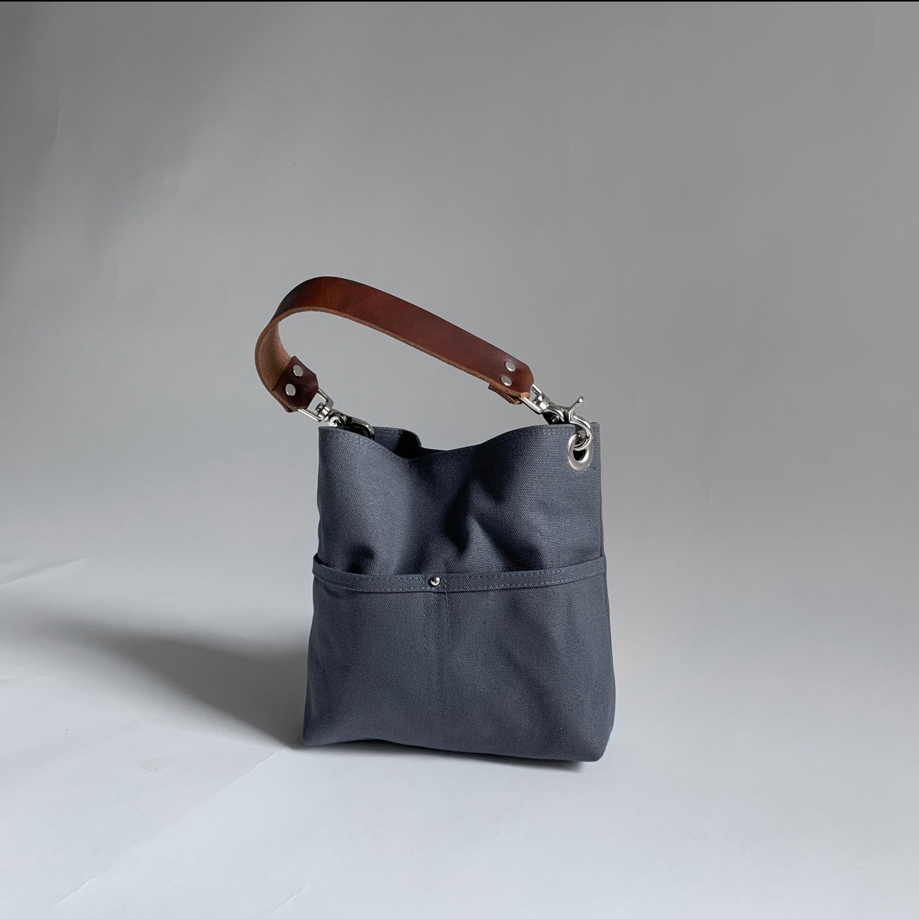 Michael Kors Gray Leather Slouchy Hobo Bag Purse | eBay