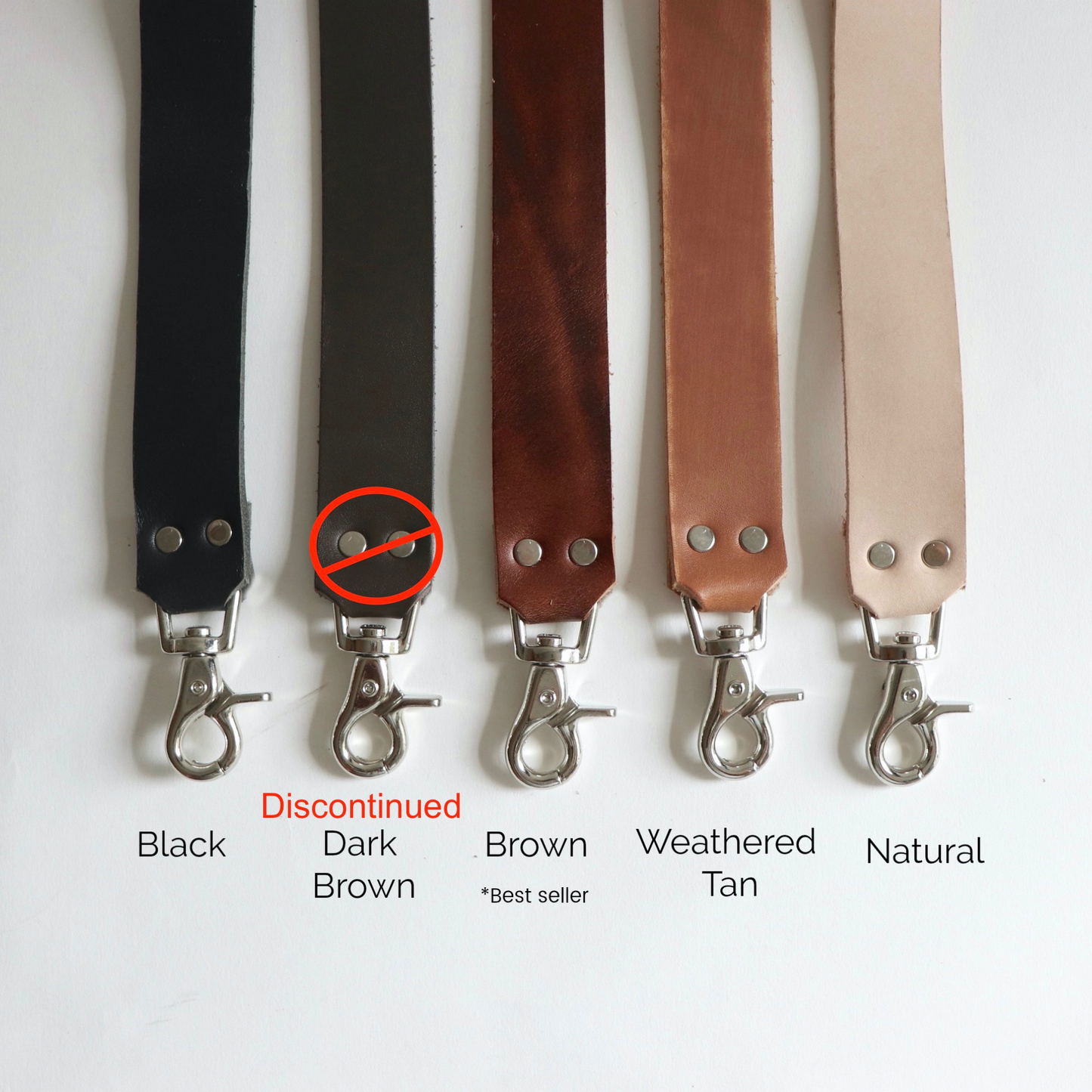 2 in. Wide Leather Crossbody Messenger Replacement Bag Strap - Choice of 4  Colors