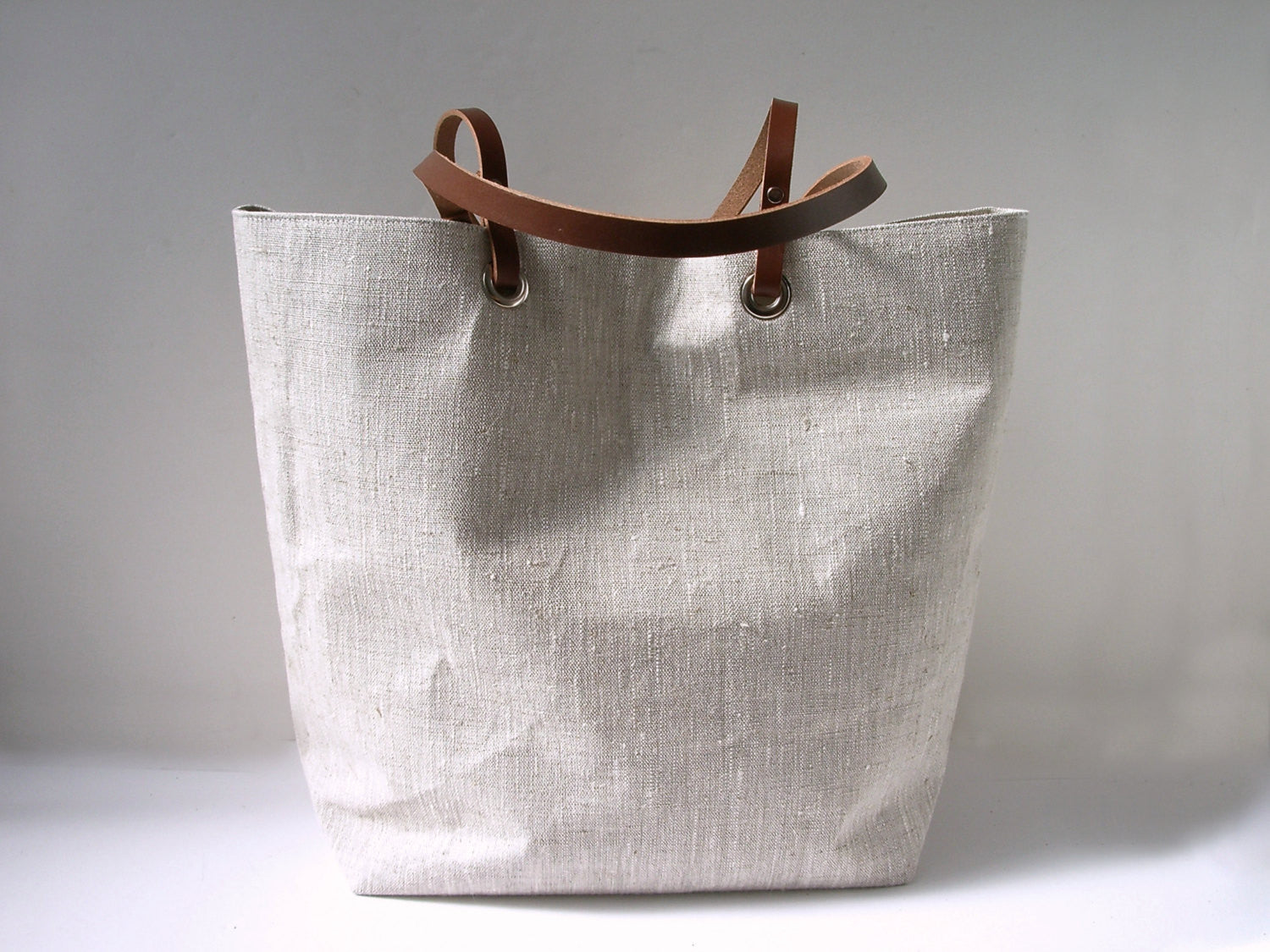 Simple Linen Tote Bag