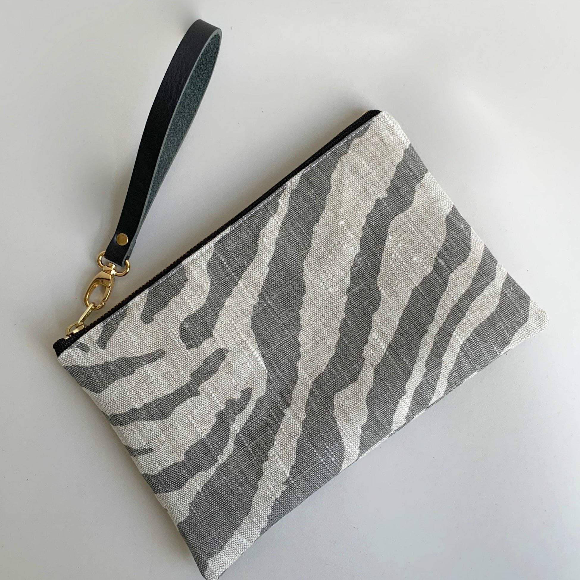 Women Fashion Zebra Stripes Cow Print Shoulder Bags Winter Plush Shopping  Bag